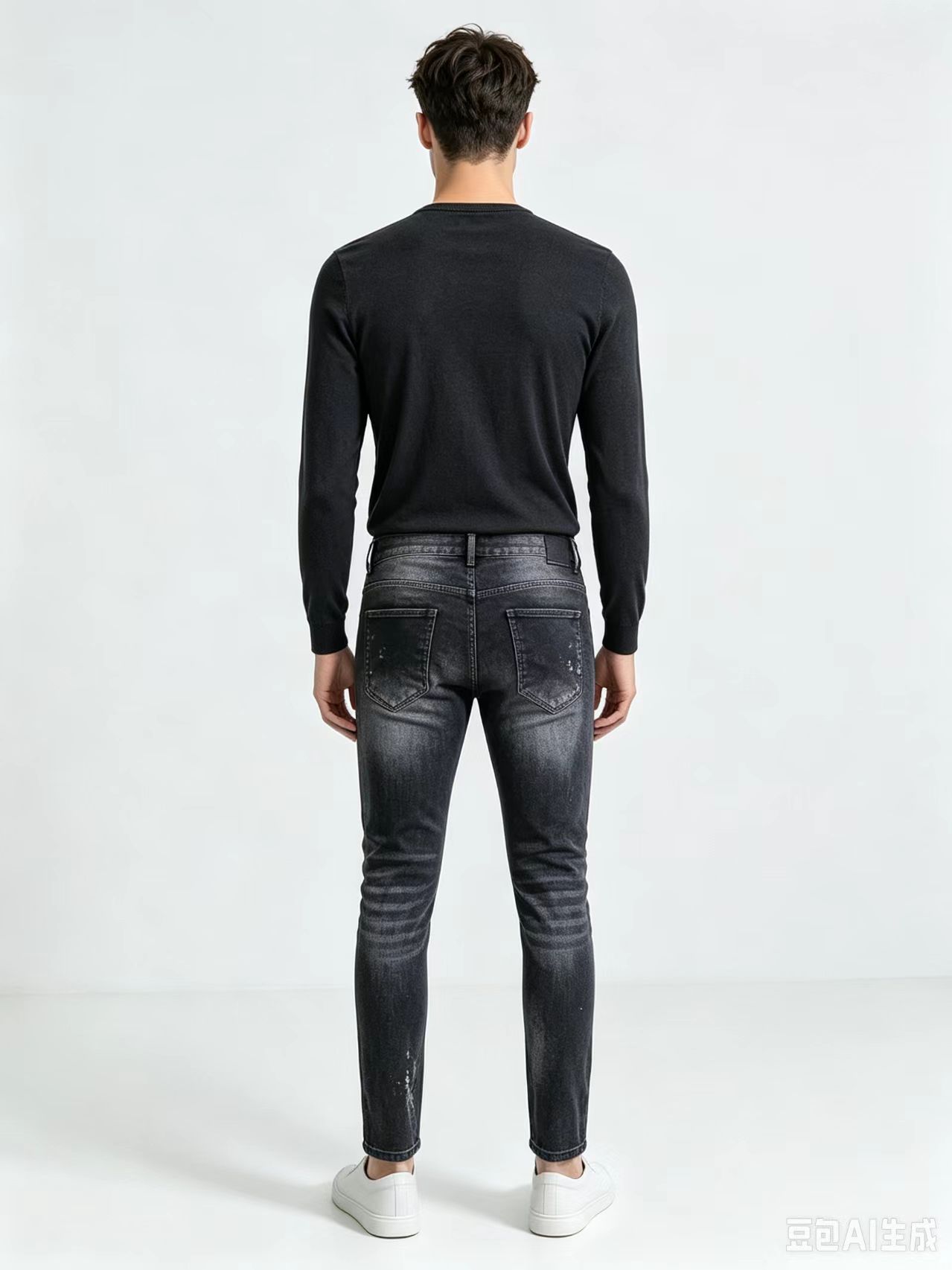 Celana Jeans Pria Model Ketat  - Men'S Fashion Grey Jeans ulasan dan harga