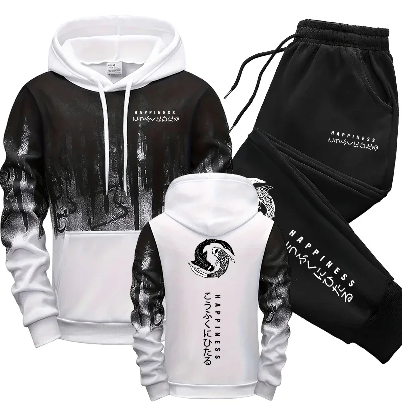 Setelan Olahraga Pria Gaya Jep - Men'S Fashion Hoodies ulasan dan harga