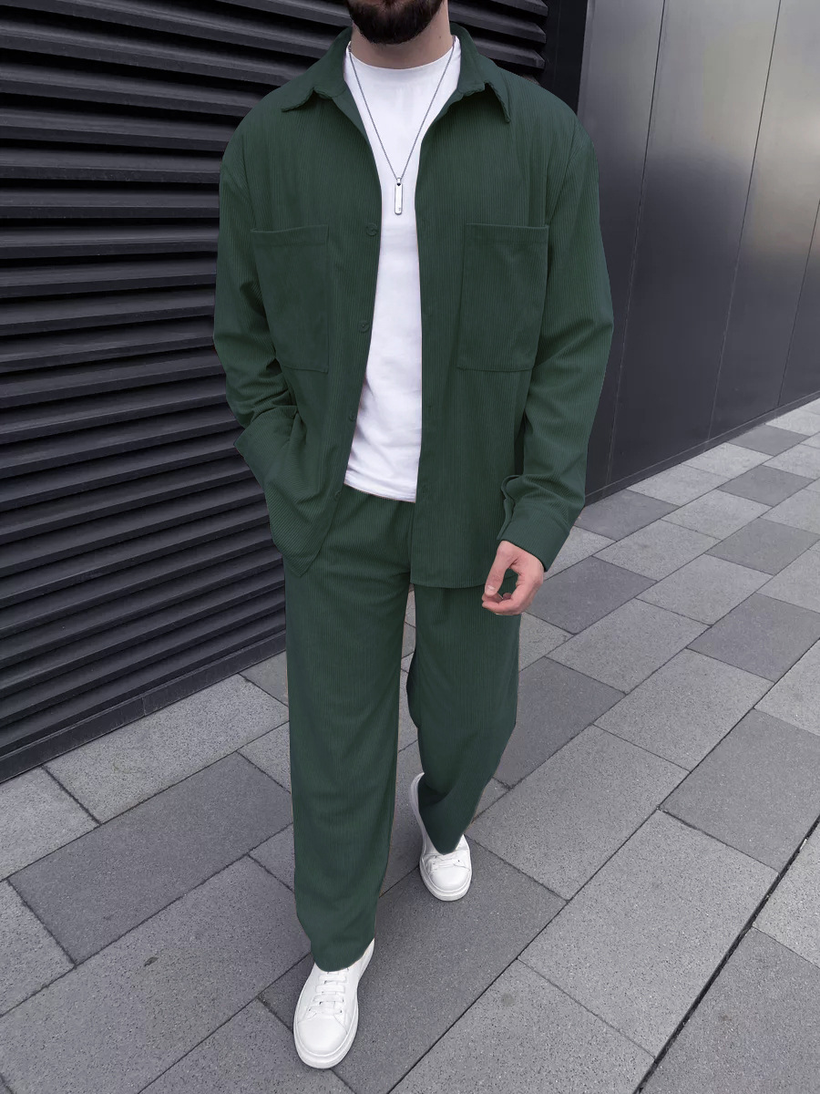 Setelan corduroy pria dua poto - Men'S Fashion Outfits ulasan dan harga
