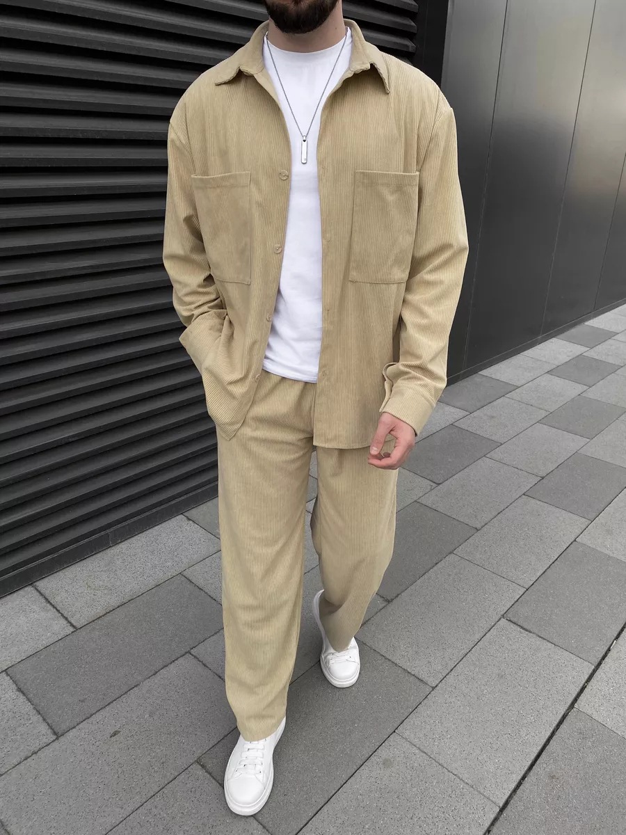 Setelan corduroy pria dua poto - Men'S Fashion Outfits ulasan dan harga