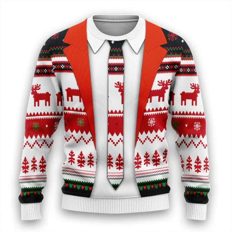 Baju sweter Pria Wanita setela - Men'S Fashion Xmas Party ulasan dan harga