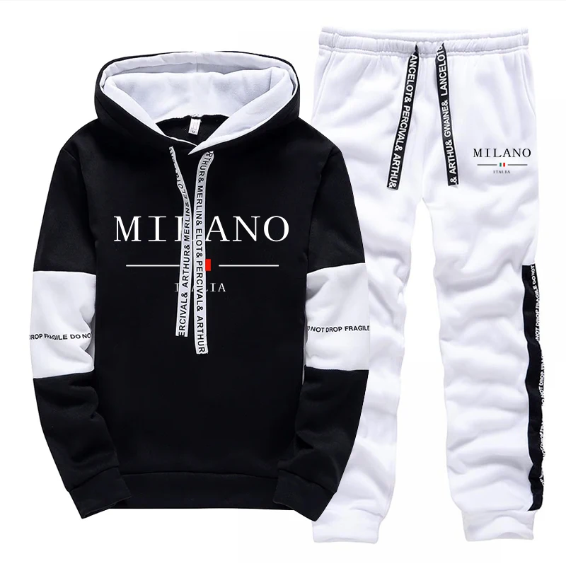 Set Pria/Hoodie/Celana Italia  - Men'S Fashion Hoodies ulasan dan harga