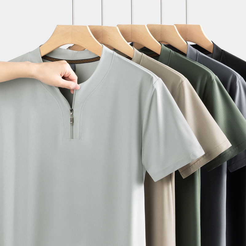 Kaos Henley Pria Ukuran Besar  - Men Fashion Upper ulasan dan harga