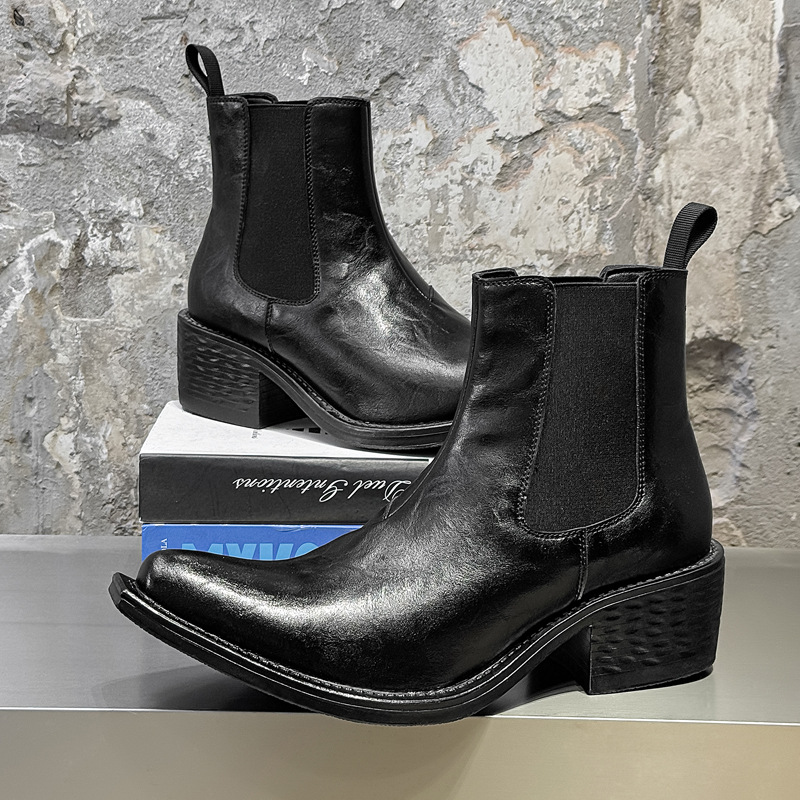 Sepatu Bot Chelsea Tinggi Rock - Chelsea Boots Men ulasan dan harga