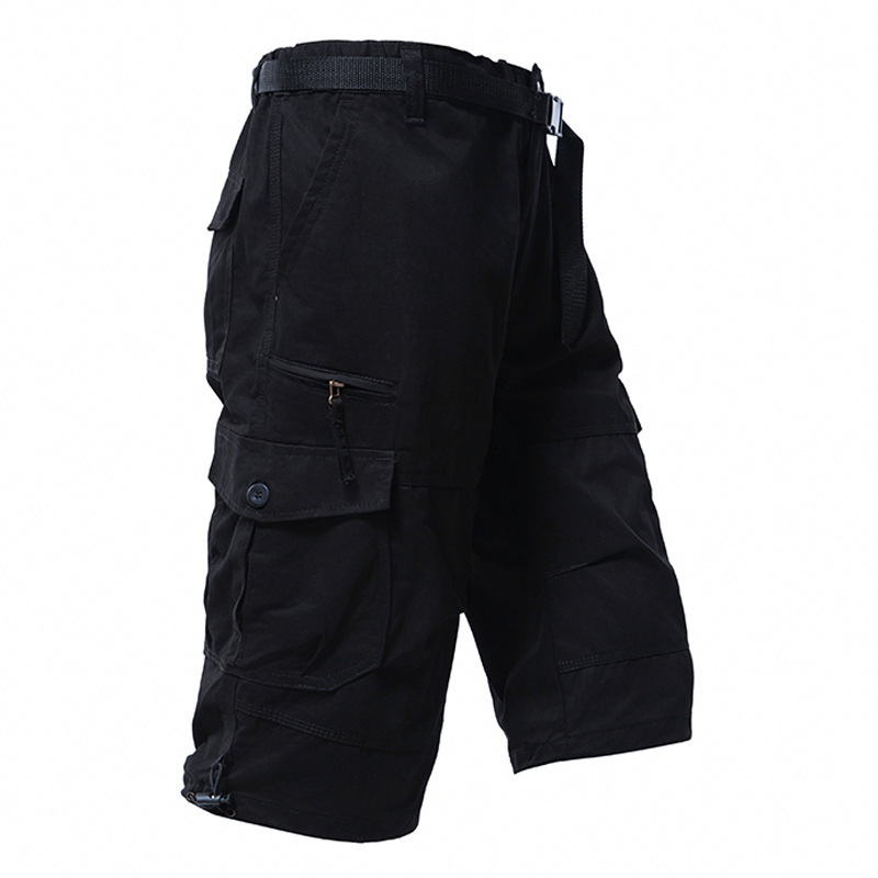 Celana Pendek Pria Katun 3/4 L - Mens Fashion Cargo Pants ulasan dan harga