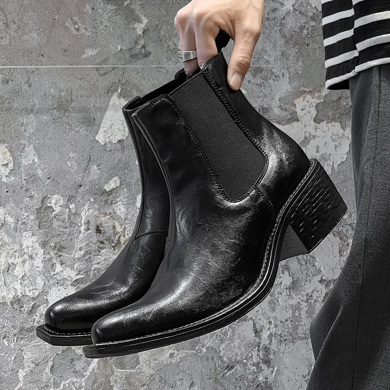 Sepatu bot chelsea tinggi mode - Chelsea Boots Men ulasan dan harga