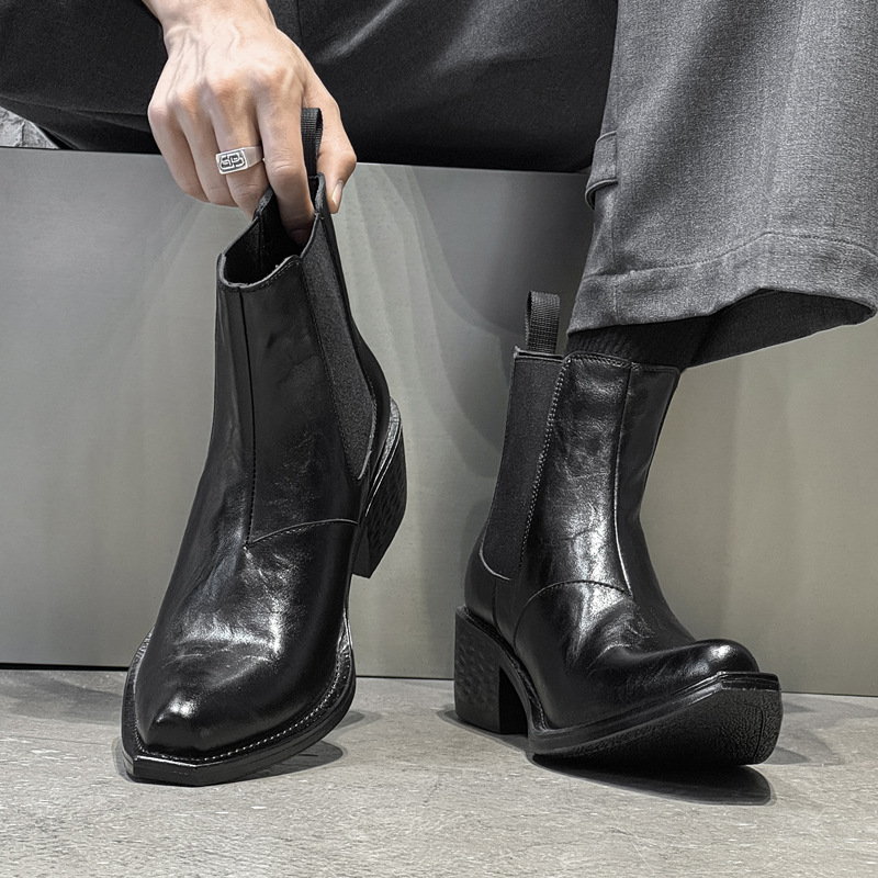 Sepatu bot chelsea tinggi mode - Chelsea Boots Men ulasan dan harga