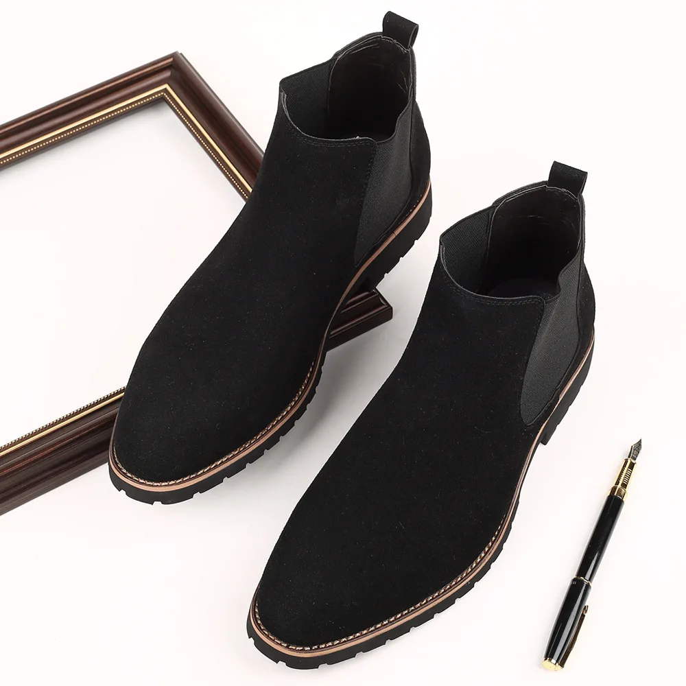 Sepatu Bot Pergelangan Kaki Pr - Chelsea Boots Men ulasan dan harga