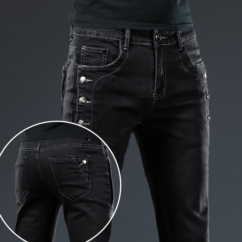 Celana desainer Vintage rampin - Men'S Fashion Grey Jeans ulasan dan harga