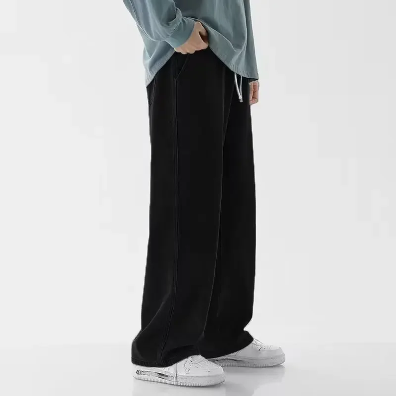 Celana Jeans Pria Kasual Longg - Men'S Fashion Grey Jeans ulasan dan harga
