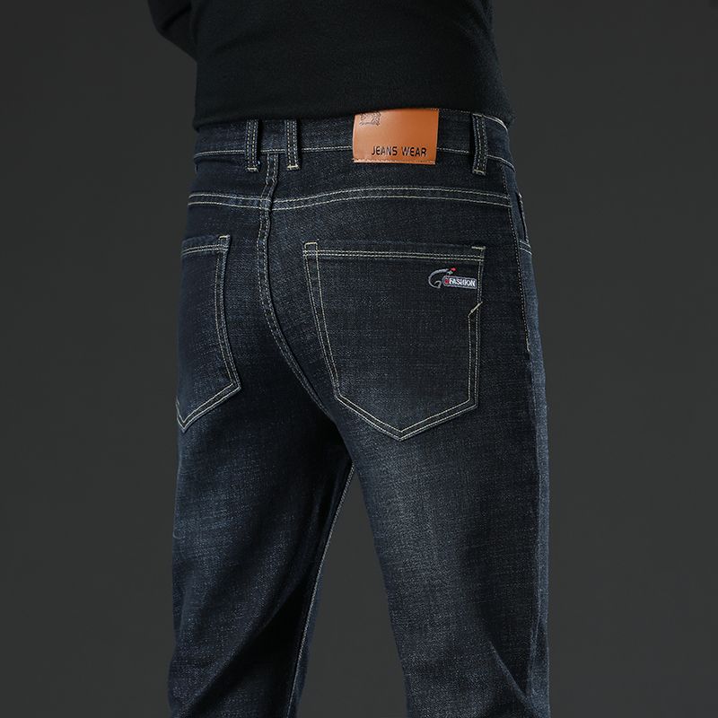 Celana Jeans Biru Hitam Abu-ab - Men'S Fashion Grey Jeans ulasan dan harga