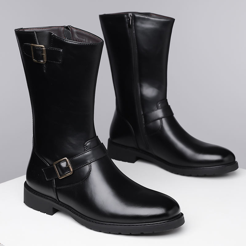 Sepatu Boot Pria High-Top Mode - Men'S Fashion Brands ulasan dan harga