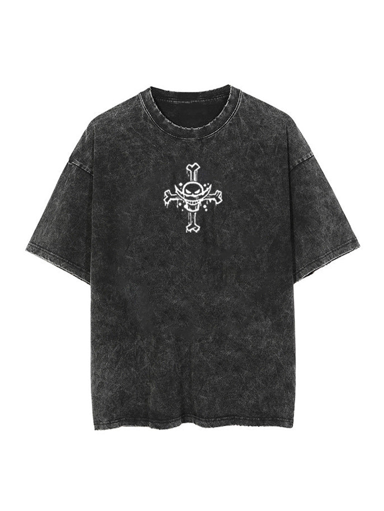 Kaus 2 Sisi Grafis One Piece V - Men'S Fashion Oversized T Shirt ulasan dan harga