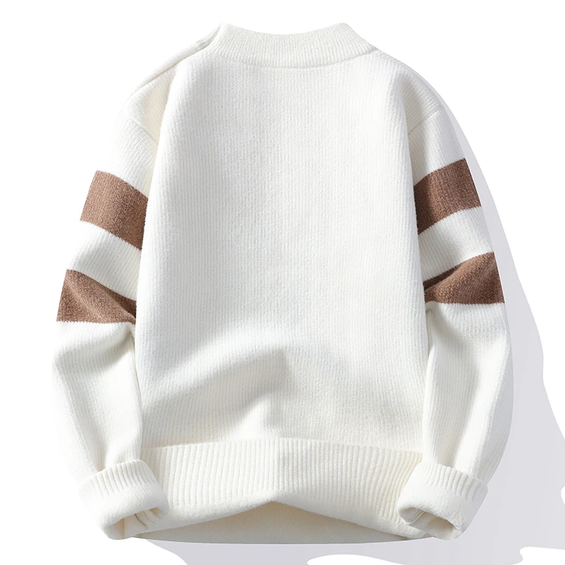 Sweater rajut leher O pria, Sw - Mens Fashion Mullet ulasan dan harga