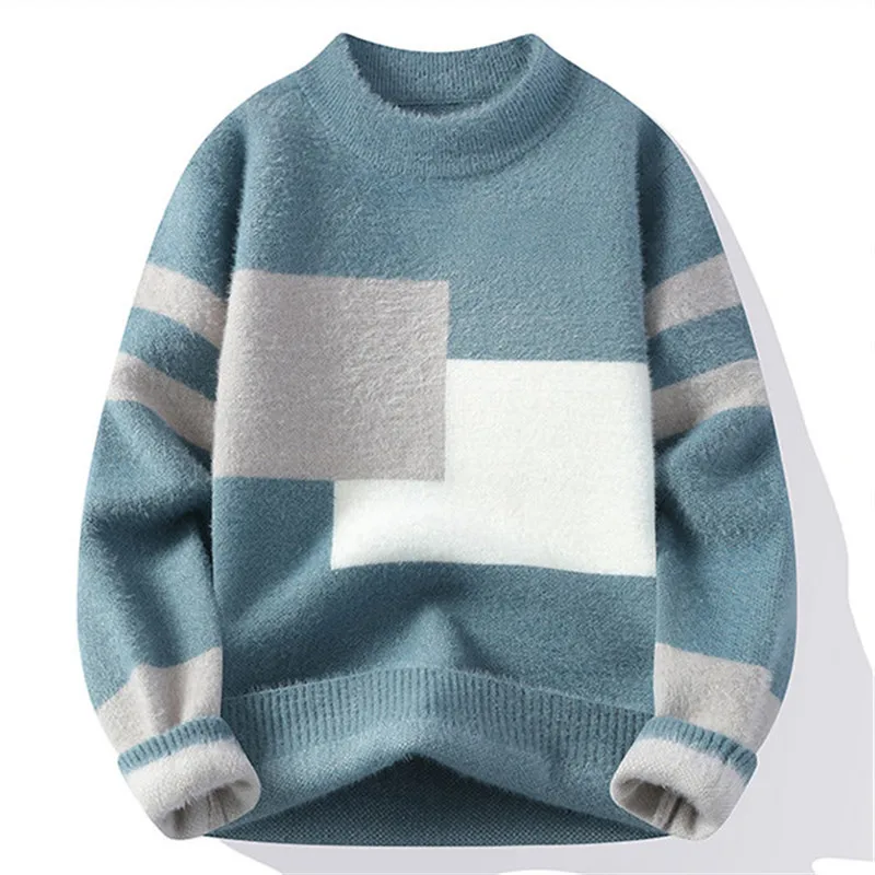 Sweater rajut leher O pria, Sw - Mens Fashion Mullet ulasan dan harga