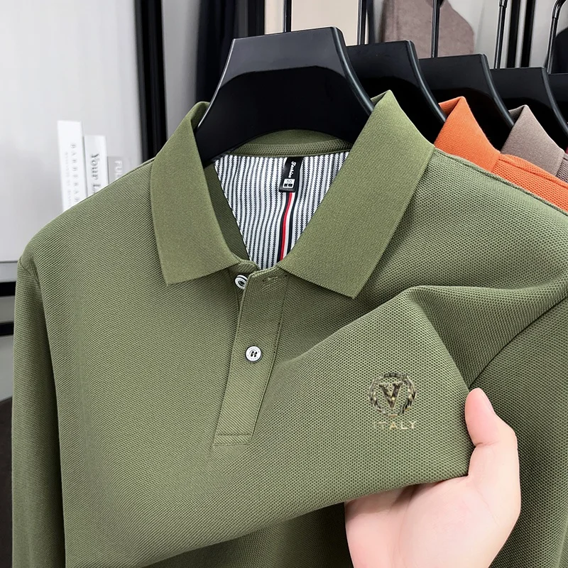 Kaos Polo Lengan Panjang Pria  - Men'S Fashion Brands ulasan dan harga