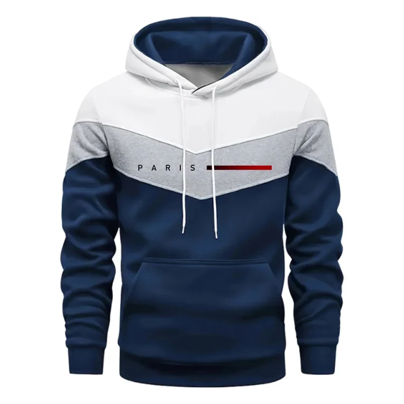 Setelan Hoodie Pria Paris Fash - Men'S Fashion Hoodies ulasan dan harga