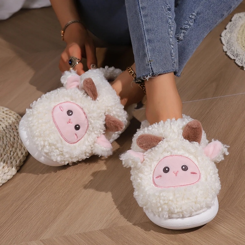 Sandal Rumah Bulu Domba Lucu M - Men'S Fashion Shoes ulasan dan harga
