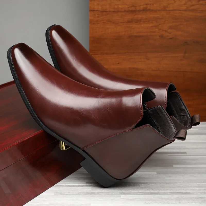 Sepatu Bot Pria Baru Sepatu Bo - Chelsea Boots Men ulasan dan harga