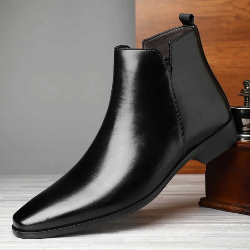 Sepatu Bot Pria Baru Sepatu Bo - Chelsea Boots Men ulasan dan harga