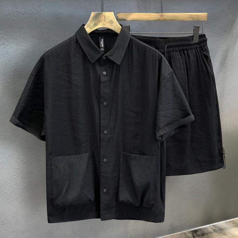 Kain Sutra Es Pendingin Set Ol - Men'S Fashion Outfits ulasan dan harga