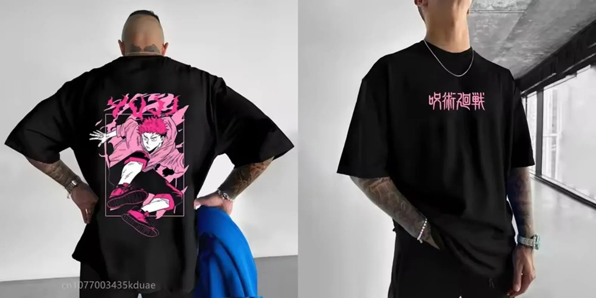 Kaus Jujitsu Kaisen Atasan Gra - Men'S Fashion Oversized T Shirt ulasan dan harga