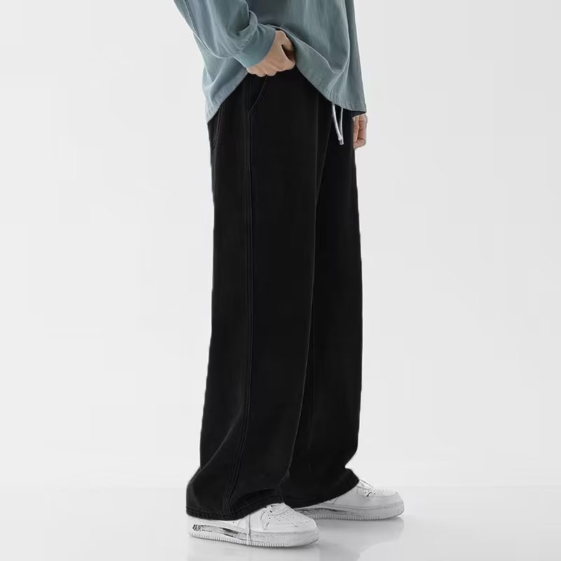 Celana Jeans Baggy Pria Fashio - Men'S Fashion Grey Jeans ulasan dan harga