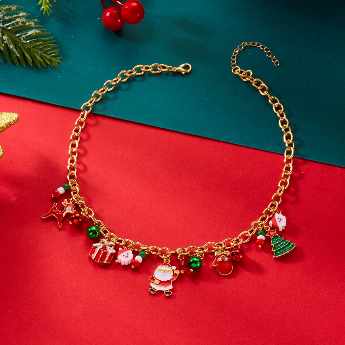 Kalung Natal Santa Claus, Perm - Men'S Fashion Xmas Party ulasan dan harga