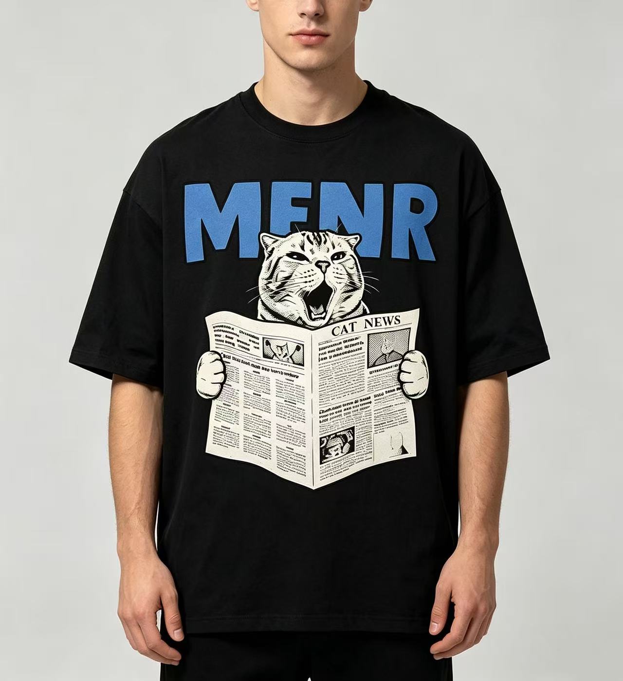 Kaos Grafis Unisex Gambar Kuci - Men'S Fashion Oversized T Shirt ulasan dan harga